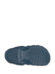 Crocs Blue Classic Lined Overpuff Clogs - Image 4 of 6