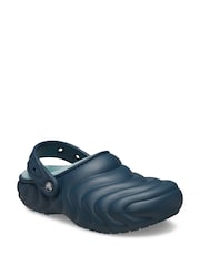 Crocs Blue Classic Lined Overpuff Clogs - Image 5 of 6