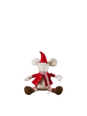 Gallery Home Cream Christmas Miles Mouse Doorstop - Image 4 of 4