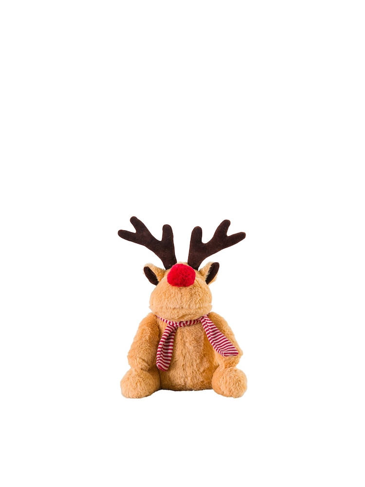 Gallery Home Brown Christmas Ronnie Reindeer Doorstop - Image 3 of 3