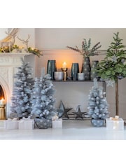 Gallery Home Green Christmas Chana Potted Sparkly Pine 80cm - Image 1 of 2