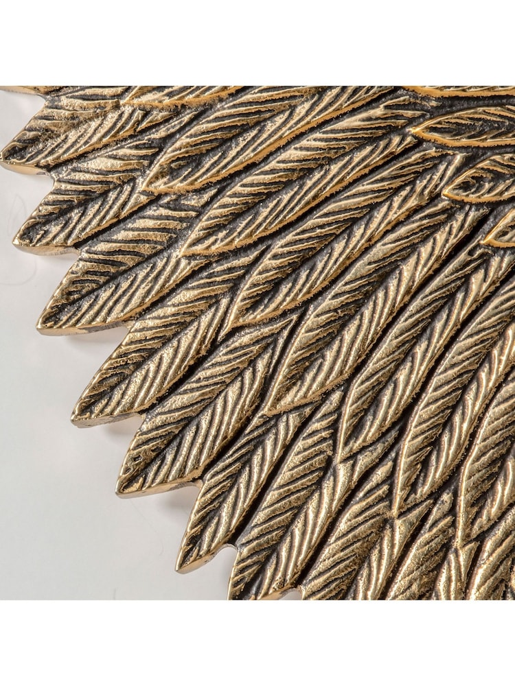 Gallery Home Gold Goodwin Christmas Antique Wings 40cm - Image 2 of 2