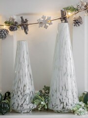 Gallery Home White Christmas Cael Tree Vase 38cm - Image 1 of 3