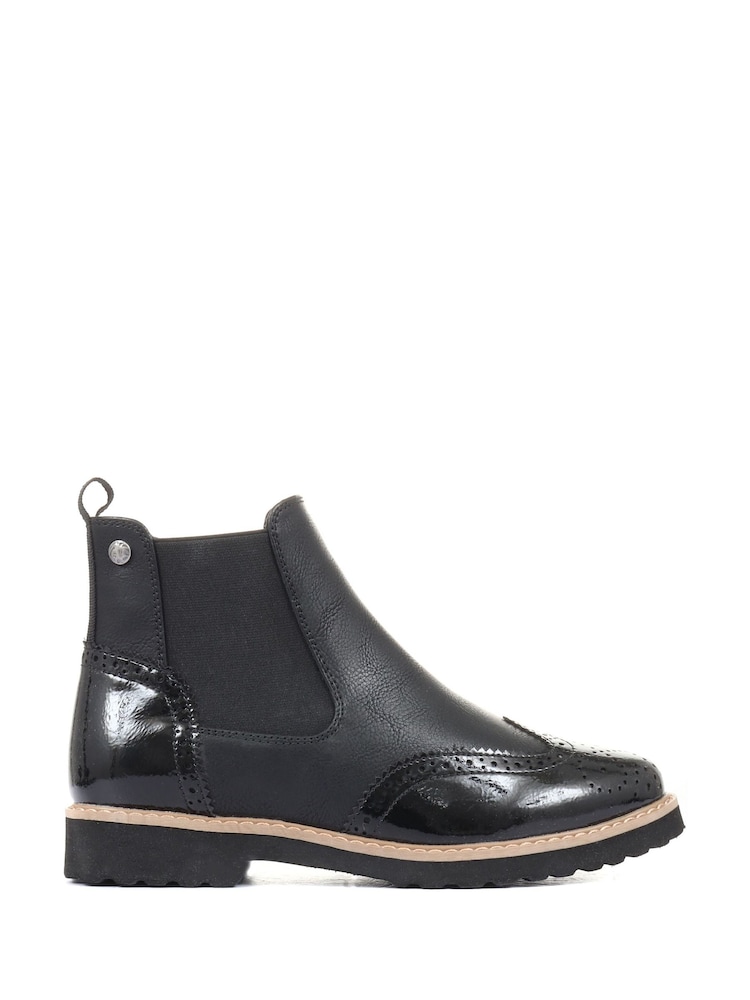 Pavers Ladies Brogue Chelsea Boots - Image 1 of 1
