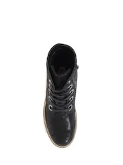 Pavers Black Pavers Ladies Lace Up Ankle Boots - Image 4 of 6