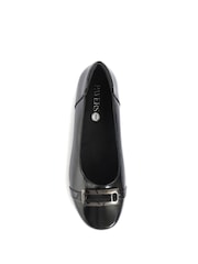 Pavers Ladies Wide Fit Slip On Pumps - Image 4 of 5