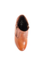 Pavers Ladies Leather Heeled Ankle Boots - Image 4 of 5