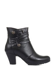 Pavers Ladies	Leather Ankle Boots - Image 1 of 5