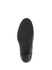 Pavers Black Ladies Leather Heeled Shoes - Image 5 of 5