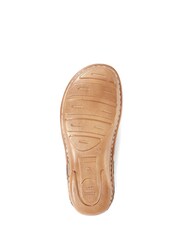 Pavers Navy Ladies Lightweight Leather Clogs - Image 5 of 5