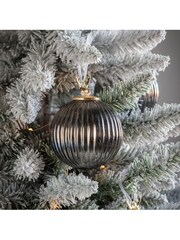 Gallery Home 3 Pack Grey Christmas Triston Smoke Stag Baubles - Image 1 of 2
