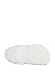 Crocs White Classic Lined Overpuff Clogs - Image 10 of 10