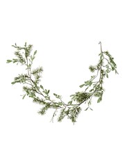 Gallery Home Green White Berry With Mixed Leaves Christmas Garland - Image 2 of 2