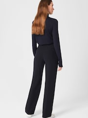 Hobbs Blue Abigail Wide Trousers - Image 2 of 4