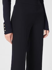 Hobbs Blue Abigail Wide Trousers - Image 3 of 4