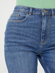 FatFace Blue Bisley Denim Bermuda Shorts - Image 3 of 4