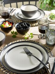 White Jefferson 12 Piece Dinner Set - Image 3 of 4