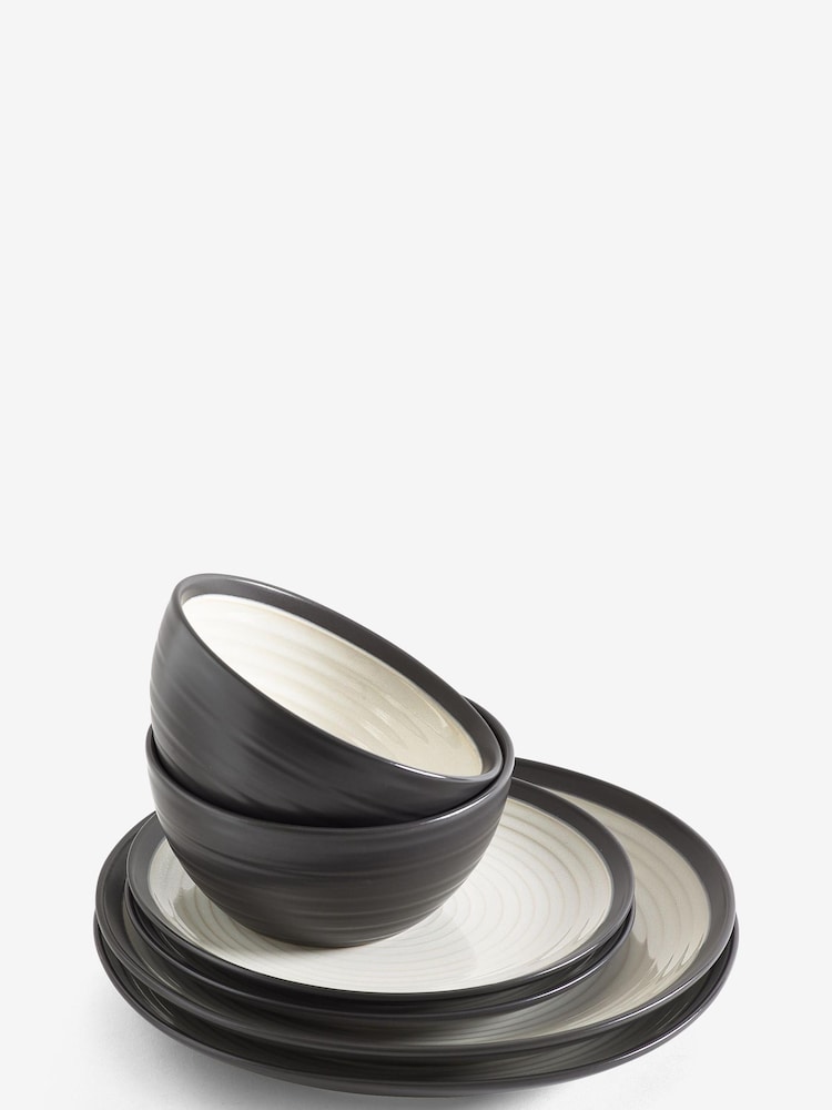 White Jefferson 12 Piece Dinner Set - Image 4 of 4