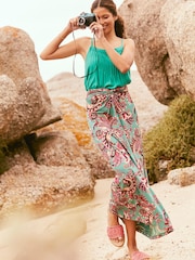 FatFace Green Sian Cami Vest - Image 2 of 6