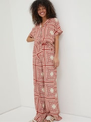 FatFace Natural Aniyah Bandana Shirt - Image 3 of 5