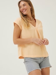 FatFace Orange Sadie Blouse - Image 1 of 5