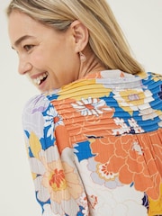 FatFace Blue Jodie Coastal Bloom Blouse - Image 4 of 5