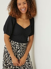 FatFace Black Alice Top - Image 1 of 4