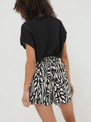FatFace Black Paint Stroke Fiona Shorts - Image 5 of 8