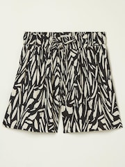 FatFace Black Paint Stroke Fiona Shorts - Image 8 of 8