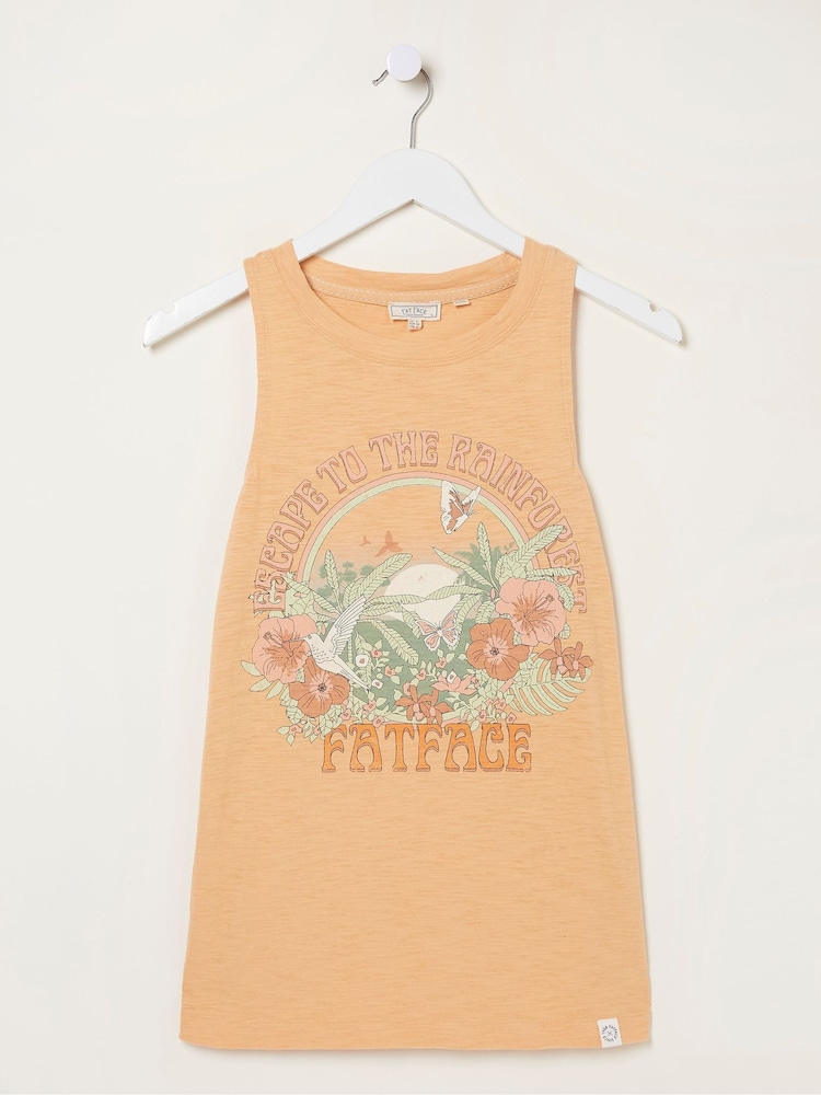 FatFace Yellow Explore The Rainforest Vest - Image 4 of 4