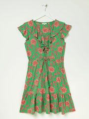 FatFace Green Riley Bali Jersey Dress - Image 5 of 5