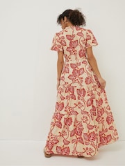 FatFace Cream Aubrey Vine Floral Maxi Dress - Image 2 of 6