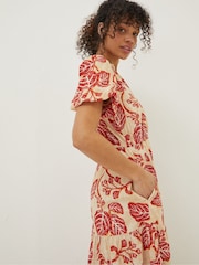 FatFace Cream Aubrey Vine Floral Maxi Dress - Image 4 of 6