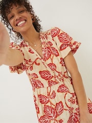 FatFace Cream Aubrey Vine Floral Maxi Dress - Image 5 of 6