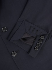 Reiss Navy Hope Modern Fit Travel Blazer - Image 7 of 7