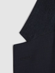 Reiss Navy Hope Modern Fit Travel Blazer - Image 11 of 11