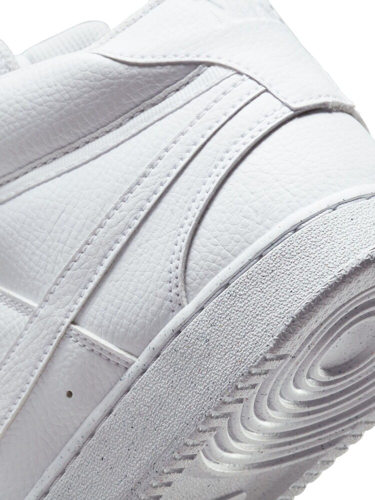 Nike White Court Vision Mid Trainers - Image 8 of 8 Nike White Court Vision Mid Trainers - Image 8 of 8