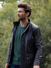 Lakeland Leather Black Jonathan Leather Jacket - Image 1 of 6