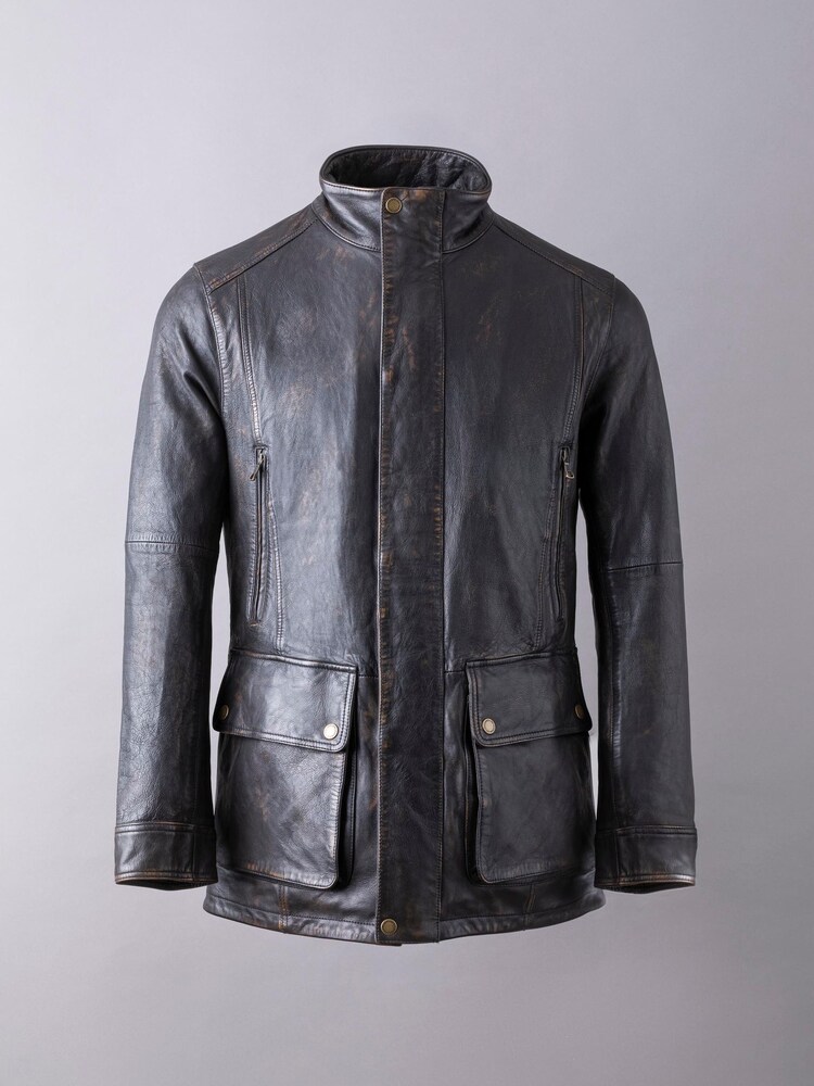 Lakeland Leather Black Jonathan Leather Jacket - Image 2 of 6