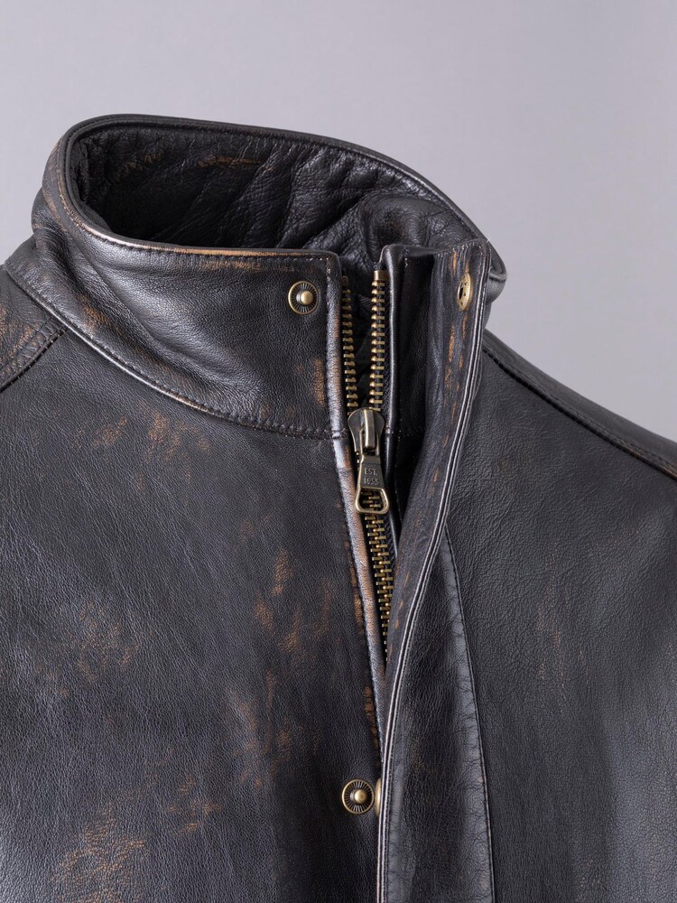 Lakeland Leather Black Jonathan Leather Jacket - Image 4 of 6