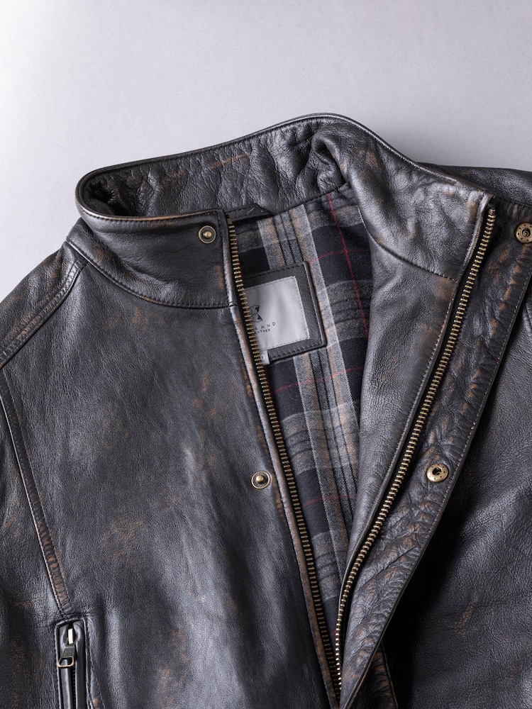 Lakeland Leather Black Jonathan Leather Jacket - Image 5 of 6