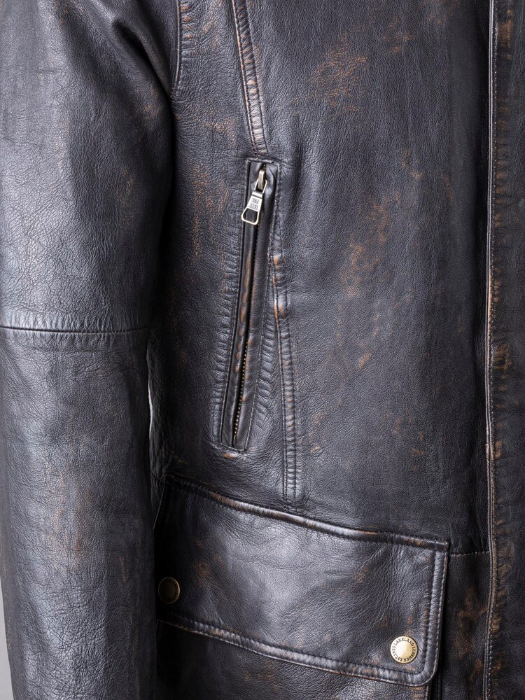 Lakeland Leather Black Jonathan Leather Jacket - Image 6 of 6