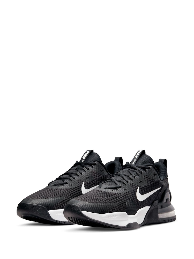 Nike Black Air Max Alpha 5 Training Trainers - Image 4 of 6