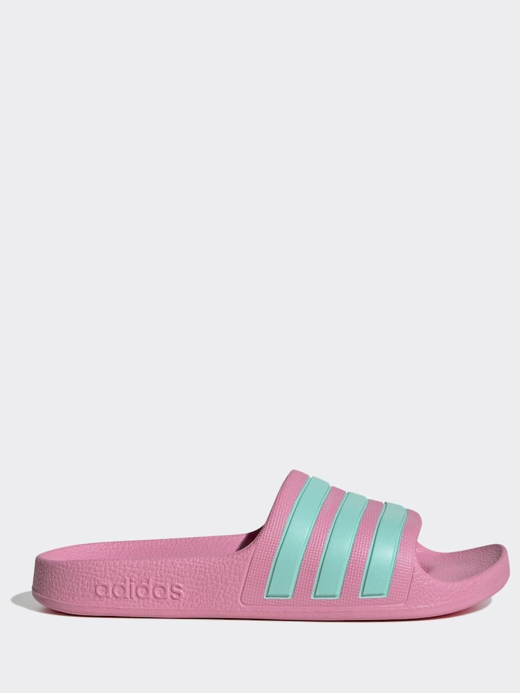 Rozā - Adidas Adilette Aqua Kids slides - Attēls 1 no 10