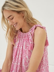 FatFace Pink Ayanna Paisley Maxi Beach Dress - Image 4 of 5