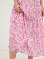 FatFace Pink Ayanna Paisley Maxi Beach Dress - Image 5 of 5