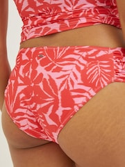 FatFace Pink Ikat Leaves Bikini Bottoms - Image 4 of 5
