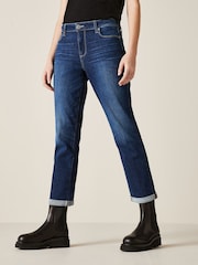 Paige Brigitte Mid Rise Boyfriend Jeans - Image 1 of 5