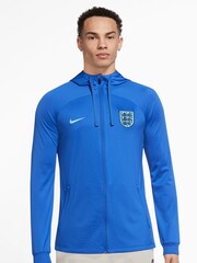 Nike Blue England Strike Hooded Jacket - Image 1 of 3