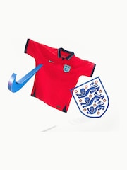 Nike Red Blank England Away Stadium Football Shirt 2022 - Image 11 of 11